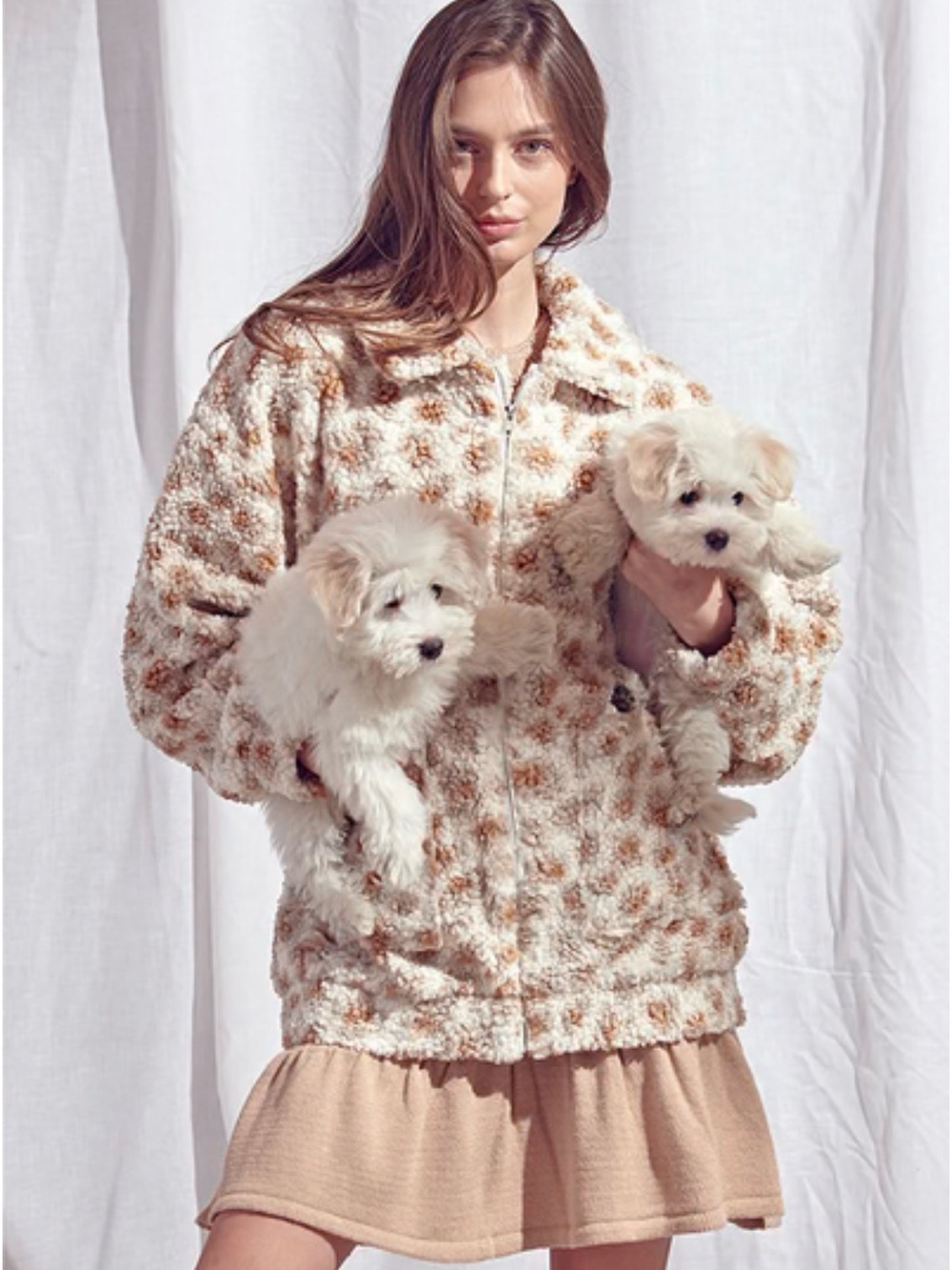 Storia Plush Oversized Teddy Jacket